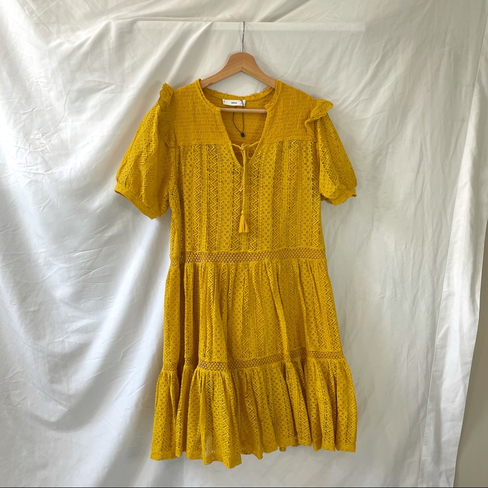 Mango yellow dress